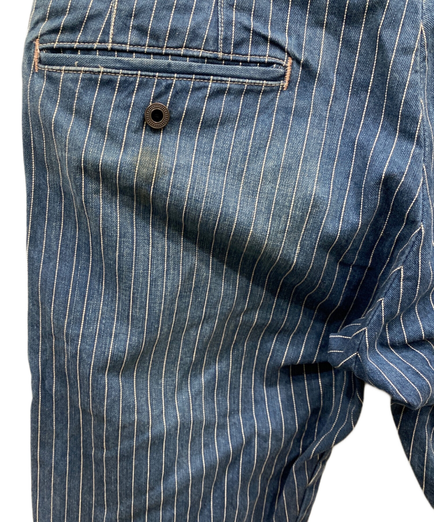 中古・古着通販】RRL (ダブルアールエル) ウォバッシュデニムパンツ 
