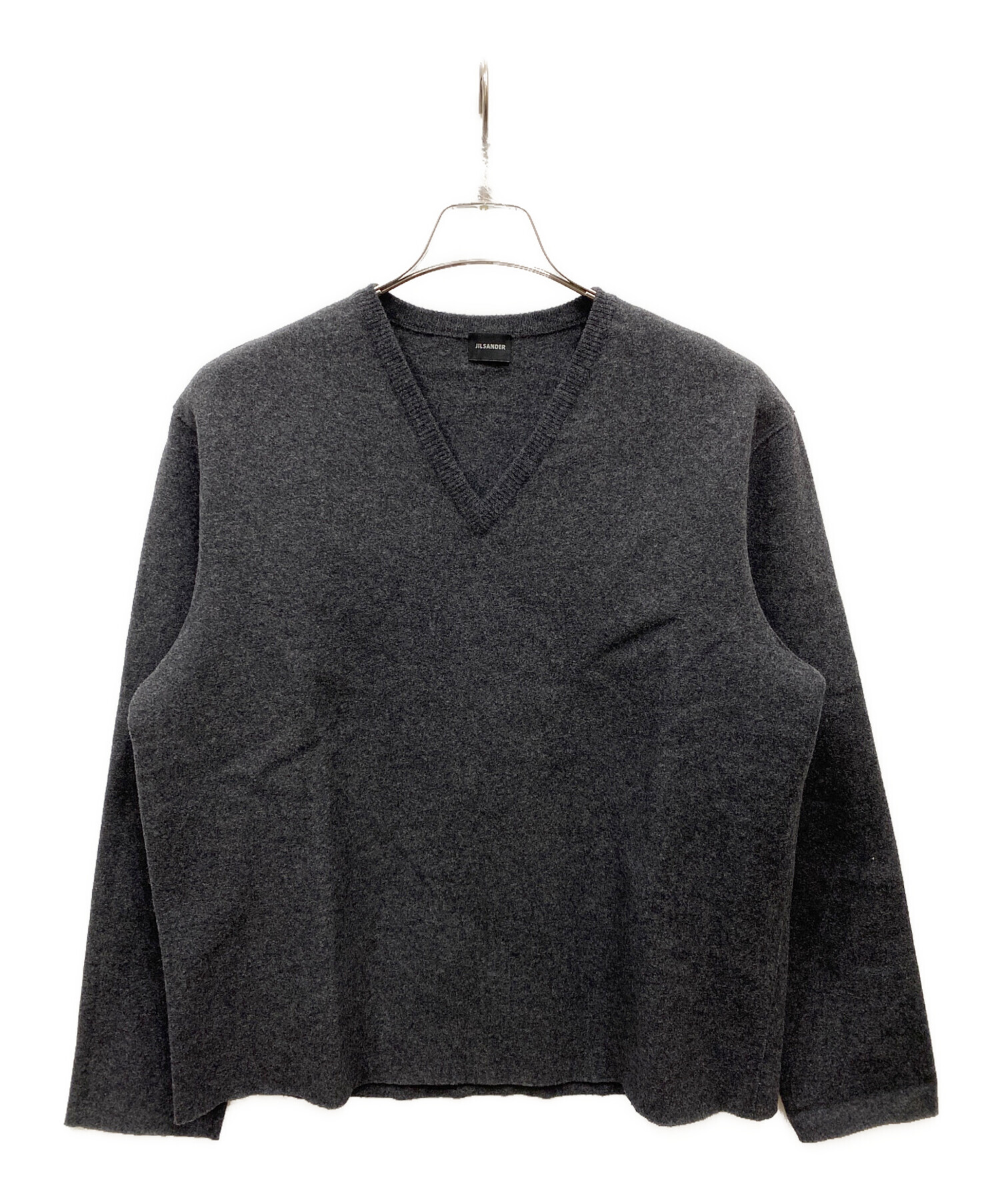 中古・古着通販】JIL SANDER (ジルサンダー) カシミヤ混Vネックニット