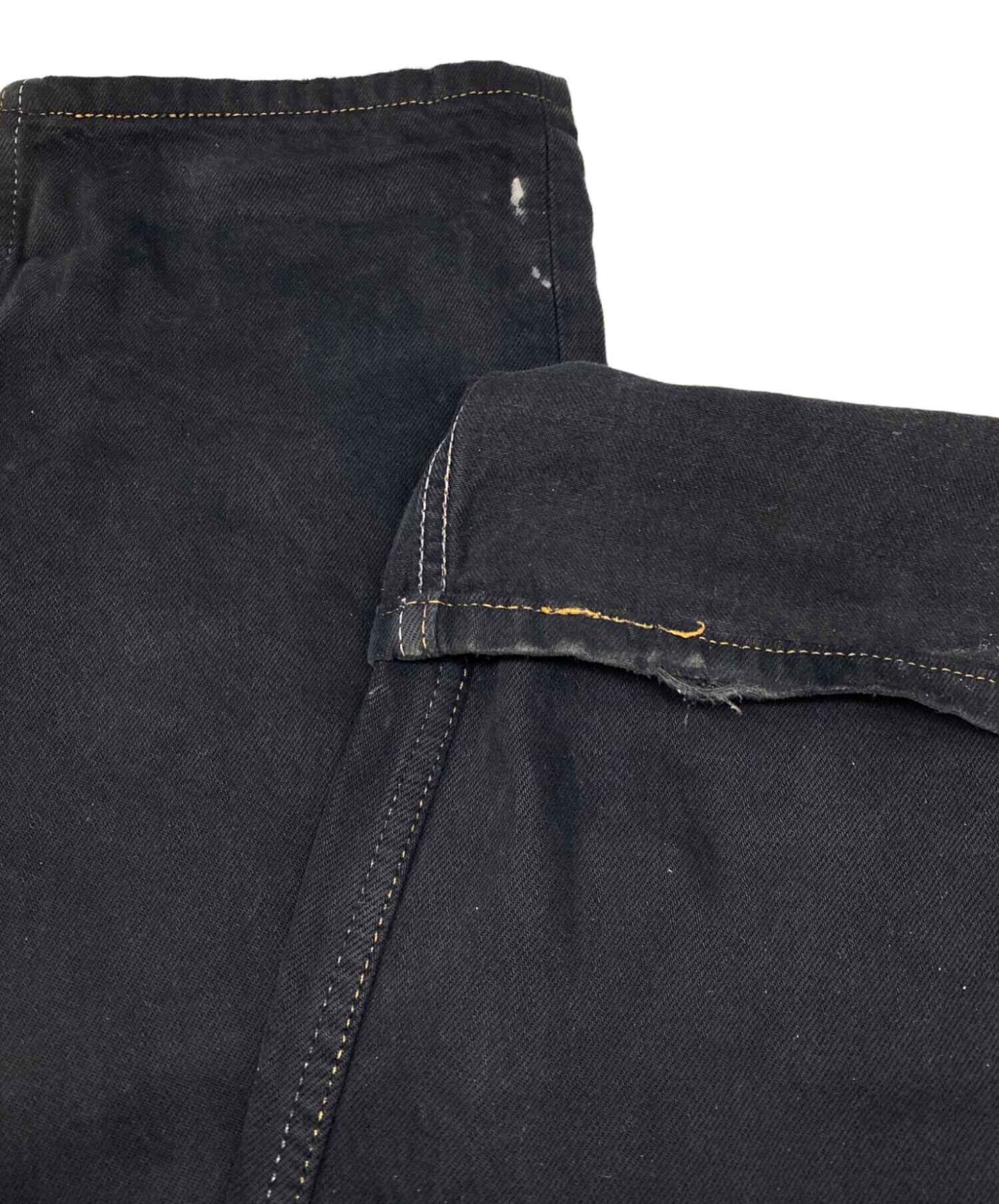 Levi'sリメイクデニム 中古・古着通販】LEVI'S (リーバイス) リメイクデニムパンツ ブラック