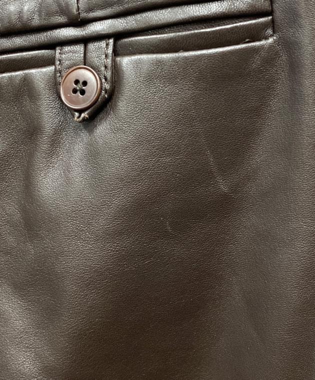 中古・古着通販】DKNY (ダナキャランニューヨーク) レザーパンツ