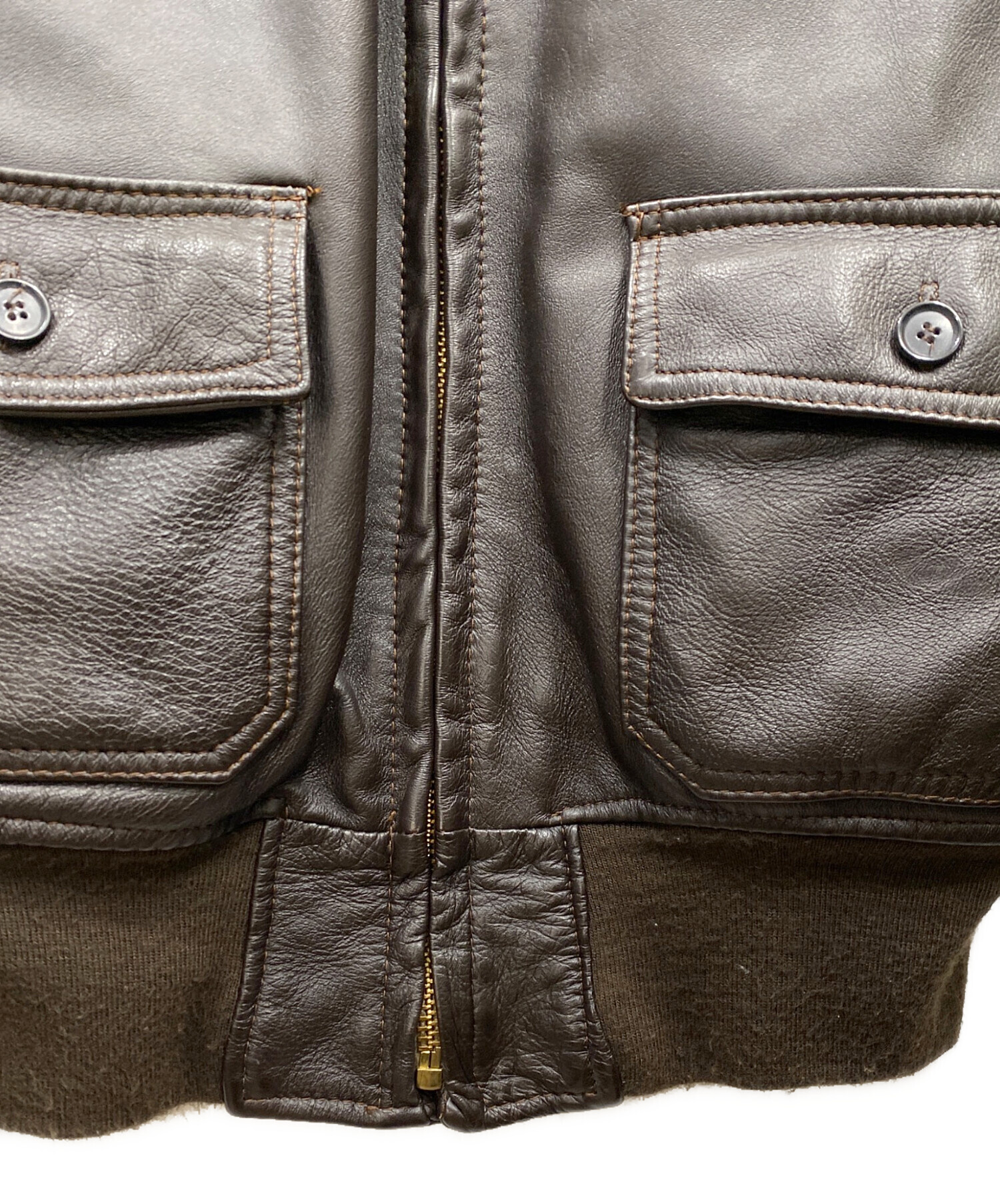 中古・古着通販】US ARMY (ユーエスアーミー) G-1レザージャケット