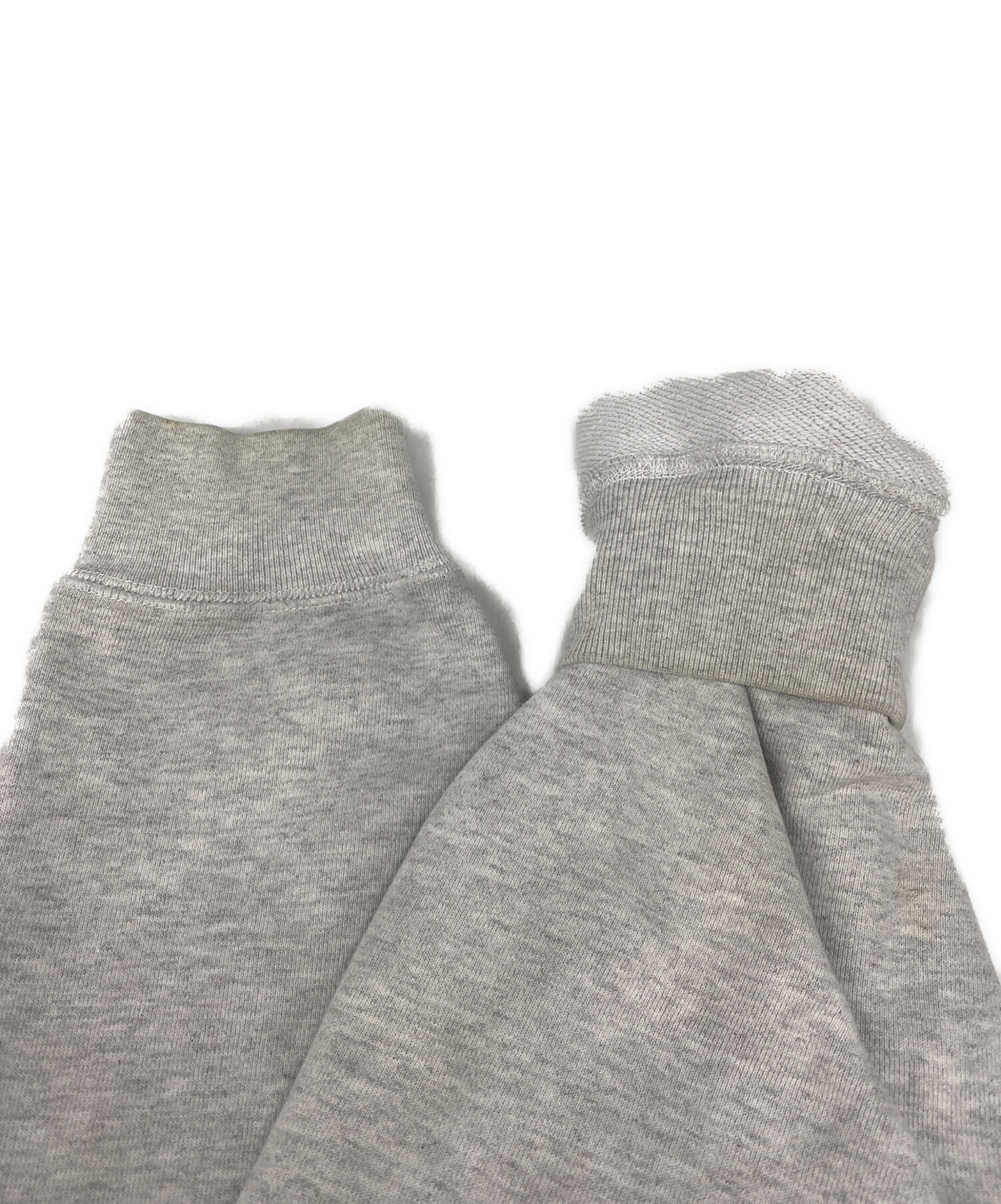 中古・古着通販】HUF (ハフ) ハーフジップスウェット グレー サイズ:L