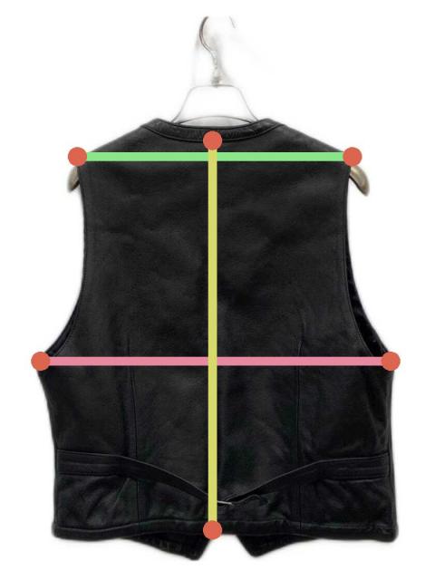 Paul Smith ポールスミス カウレザー スエード ベスト ブラック L