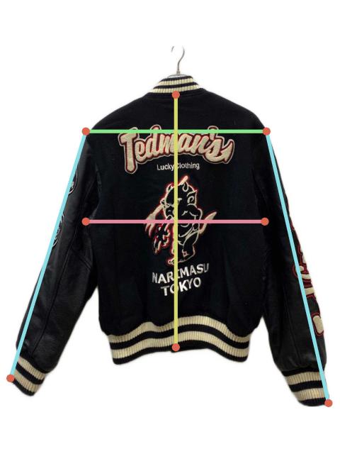 中古・古着通販】TED COMPANY (テッドカンパニー) スタジャン ブラック