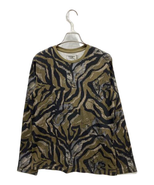 John Galliano ジョンガリアーノ　ヒョウ柄カットソー薄手ニット素材 中古・古着通販】JOHN GALLIANO (ジョンガリアーノ) 総柄カットソー