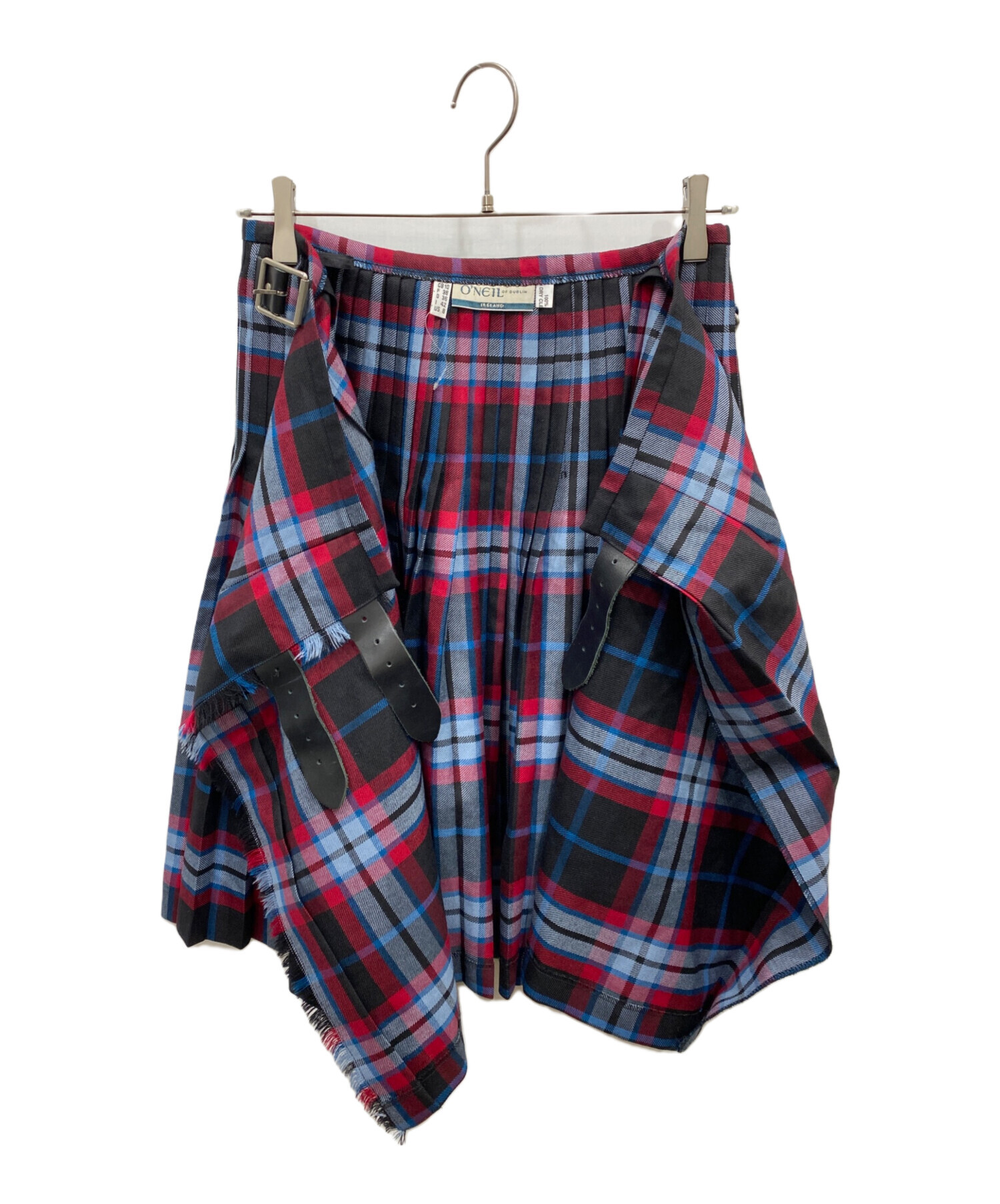 オニールオブダブリン　膝丈スカート　赤　紺　レッド　ネイビー　専用 中古・古着通販】O'NEIL OF DUBLIN (オニールオブダブリン