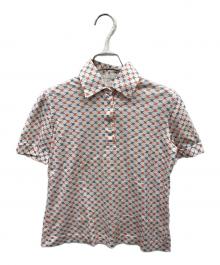 CELINE ノースリーブポロシャツ S ベージュ CELINE(セリーヌ)、トップス、ポロシャツ/ラガーシャツ】ブランド