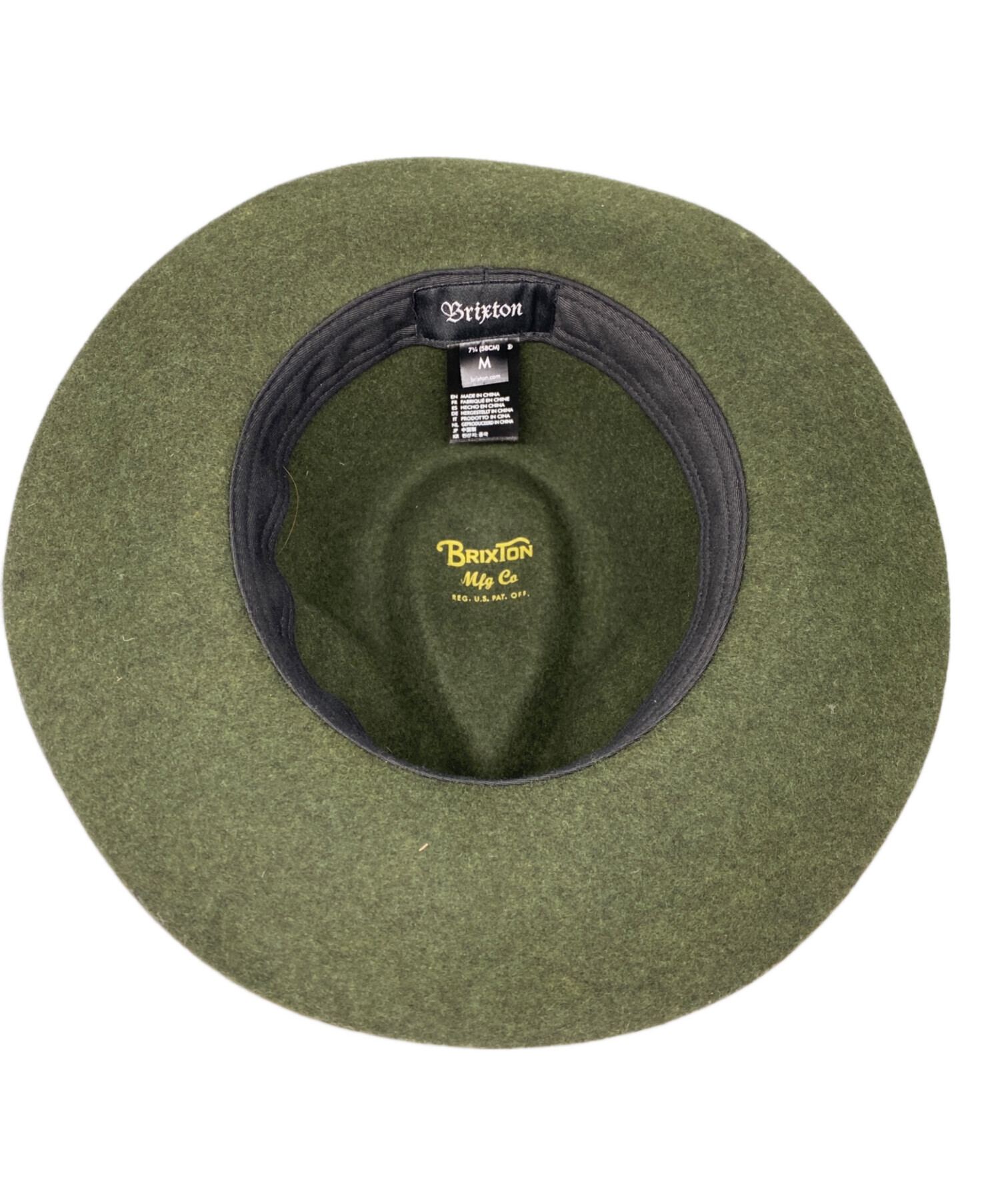 【未使用新品】店舗完売品　CPH フェルトハット　M/L 中古・古着通販】BRIXTON (ブリクストン) フェルトハット グリーン