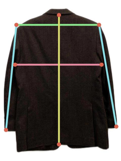 中古・古着通販】五大陸 (ゴタイリク) テーラードジャケット ブラウン