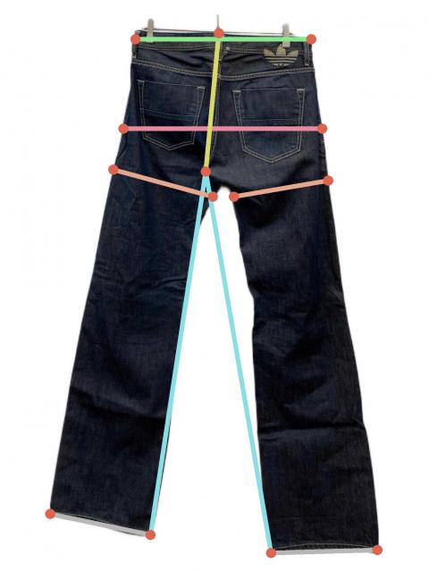 中古・古着通販】DIESEL (ディーゼル) adidas (アディダス) デニム