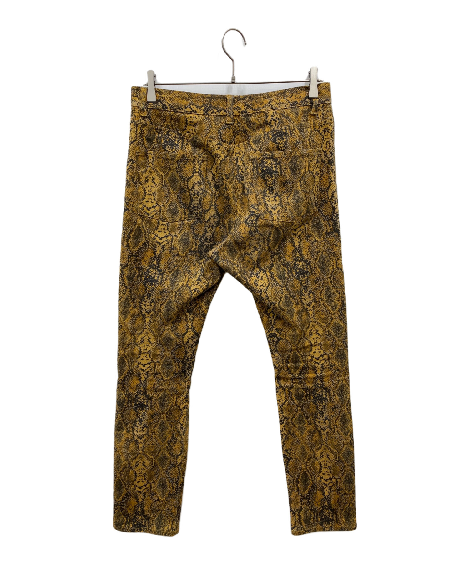 Needles トラックパンツ ヘビ柄　パイソン柄 Needles トラックパンツ ヘビ柄 パイソン柄