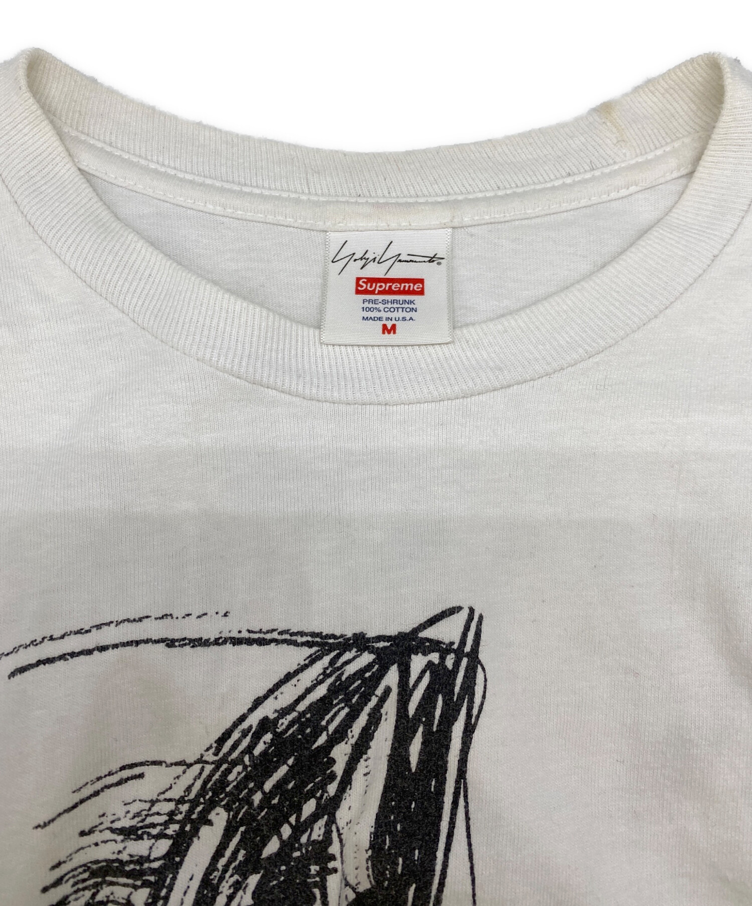 Supreme Yohji Yamamoto Scribble Wolf Tee