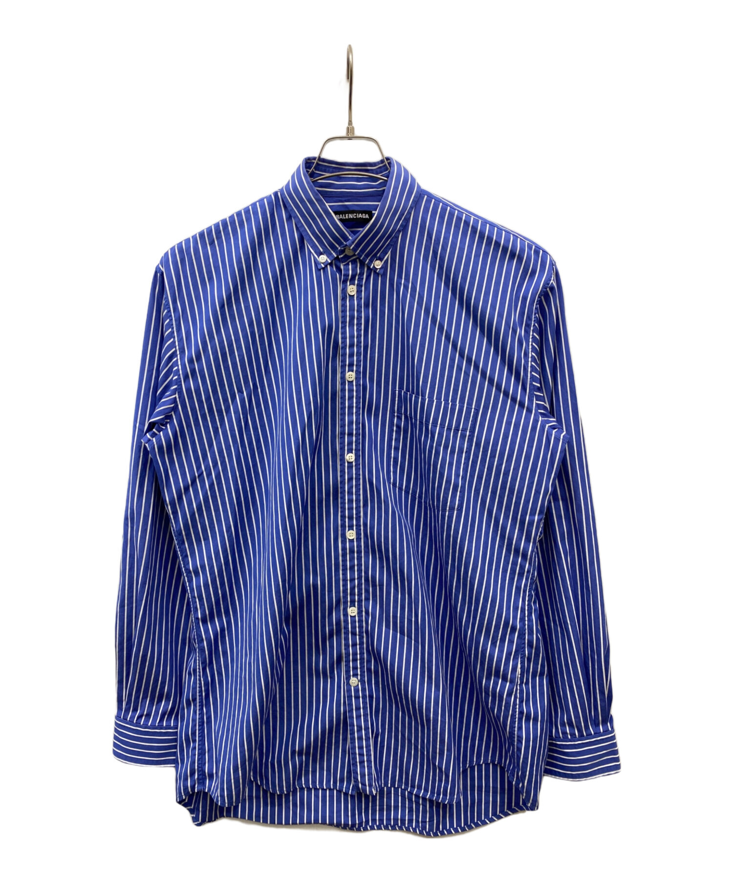 中古・古着通販】BALENCIAGA (バレンシアガ) Back Logo Stripe Shirts