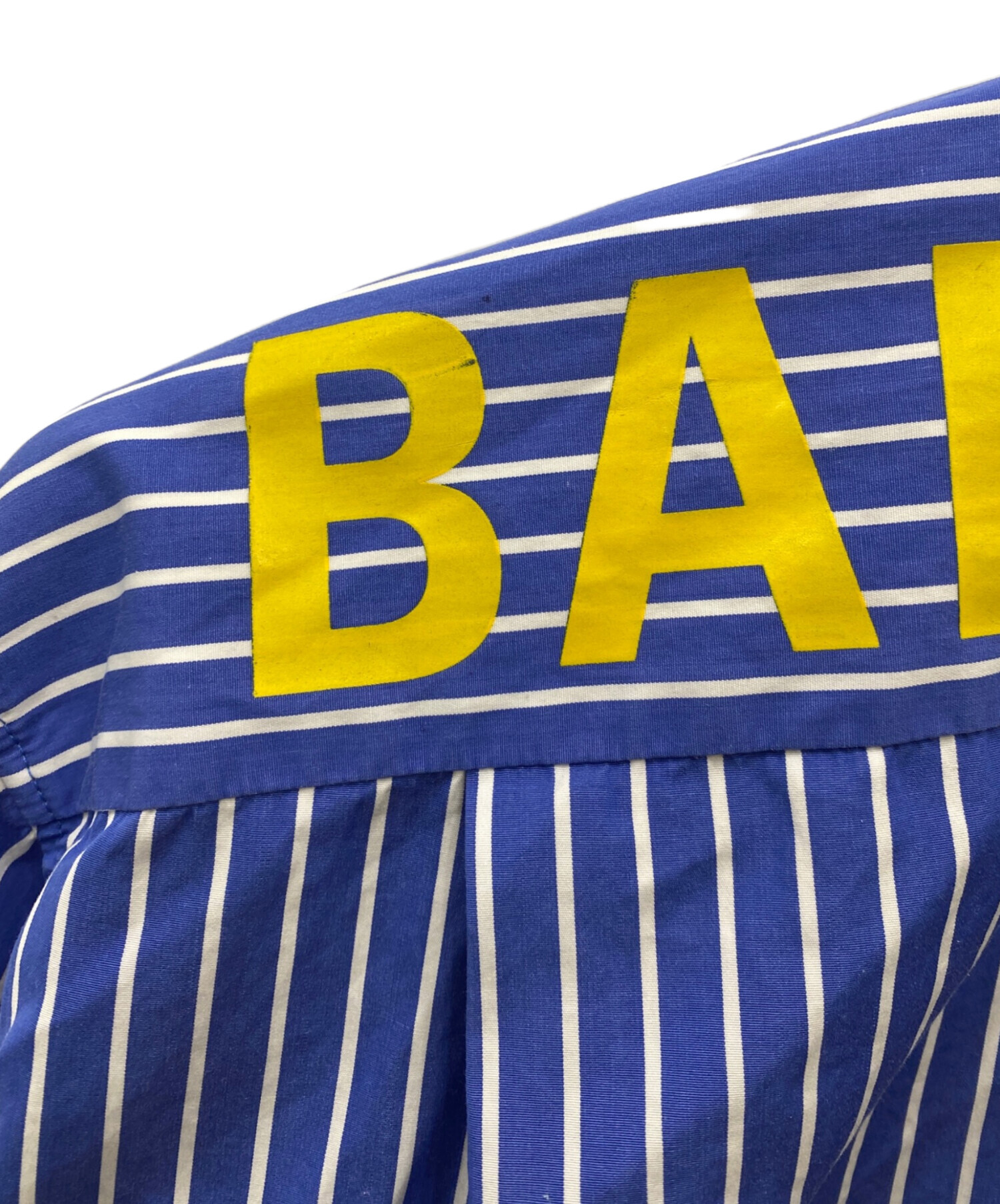 中古・古着通販】BALENCIAGA (バレンシアガ) Back Logo Stripe Shirts