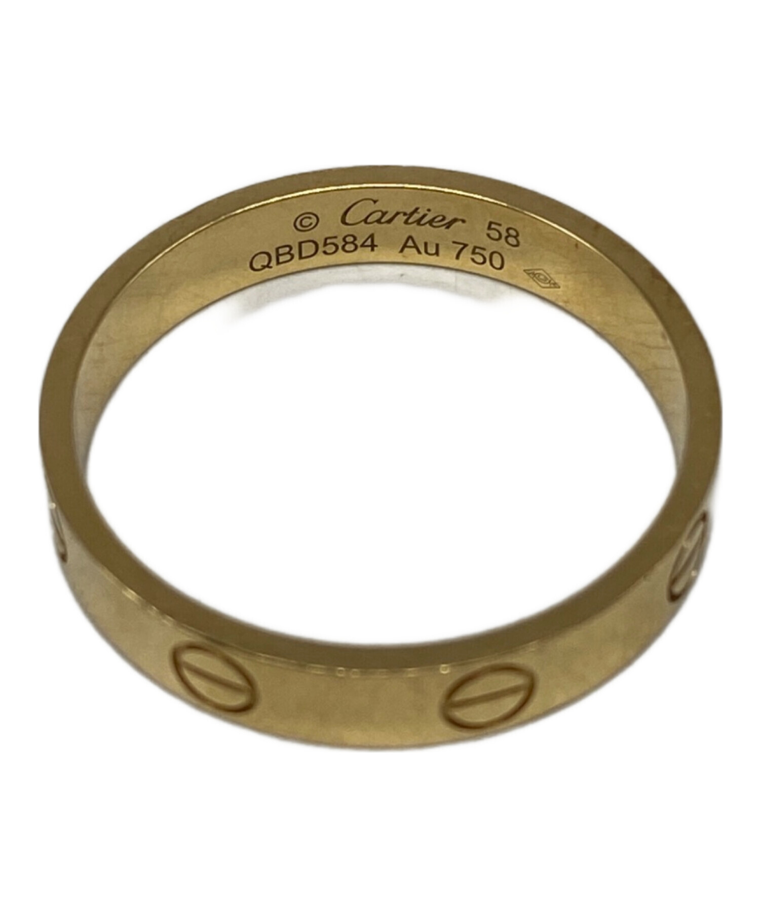 中古・古着通販】Cartier (カルティエ) ミニラブリング サイズ:58（約 
