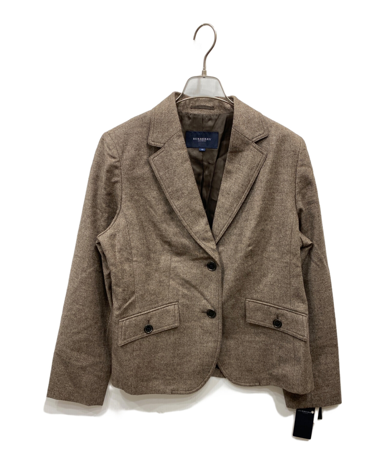 中古・古着通販】BURBERRY LONDON (バーバリーロンドン) 2Bカシミヤ混 