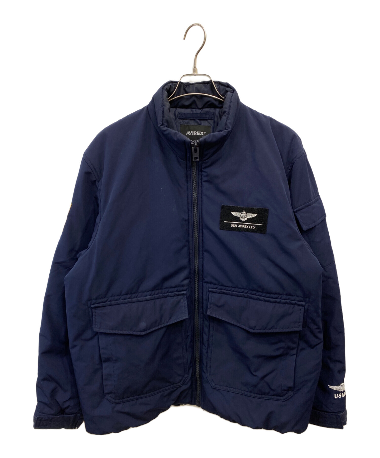 【希少】AVIREX パディングジャケット ダウンジャケット 中古・古着通販】AVIREX (アヴィレックス) ユーティリティー