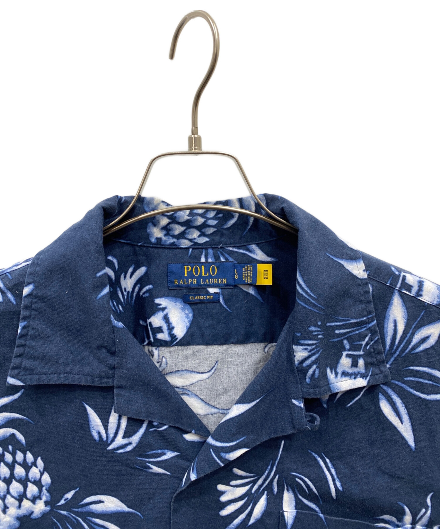 中古・古着通販】POLO RALPH LAUREN (ポロ・ラルフローレン) 開襟総柄 