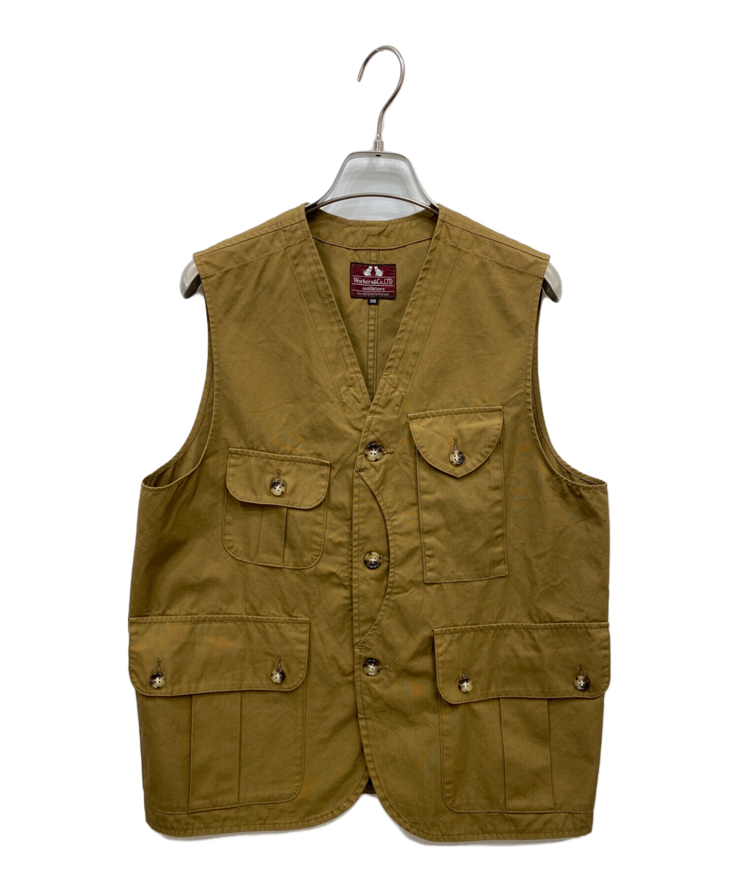 中古・古着通販】WORKERS (ワーカーズ) クルーザーベスト ブラウン