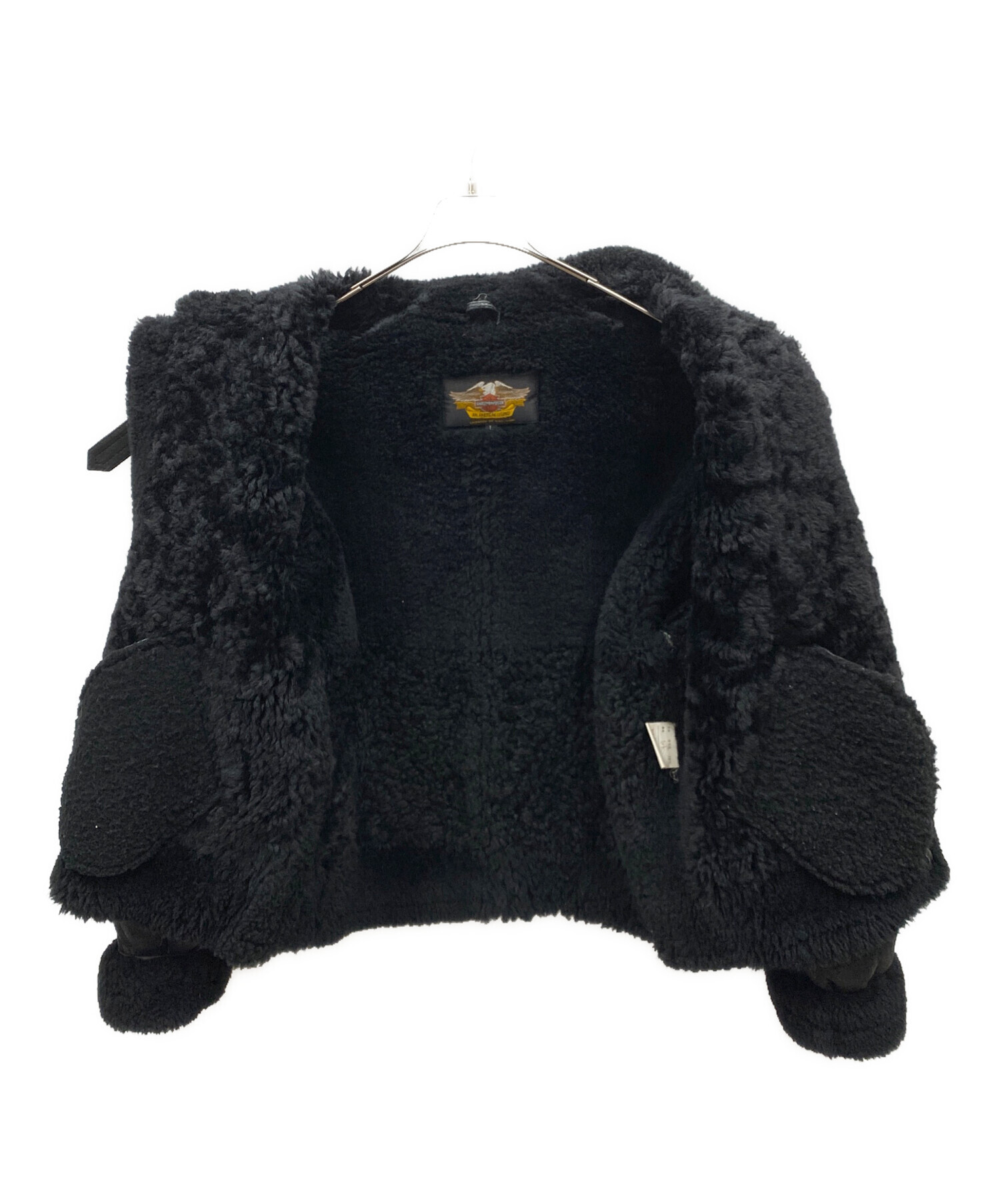 レア品♡ハーレーダビッドソン　ムートン・フライトジャケット/M-3 レア品♡希少！ハーレーダビッドソン ムートン・フライトジャケット/M