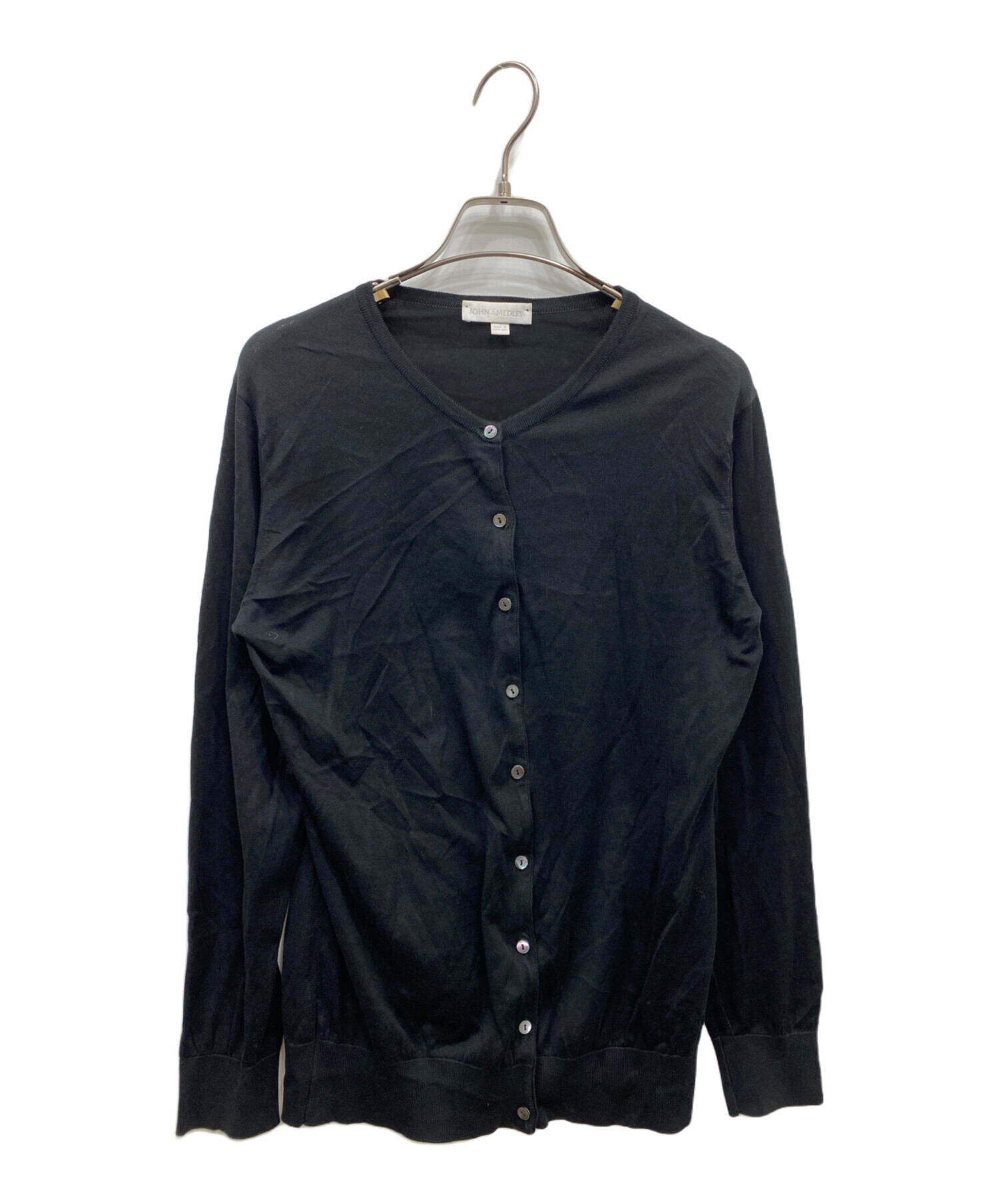 中古・古着通販】JOHN SMEDLEY (ジョンスメドレー) 丸首カーディガン