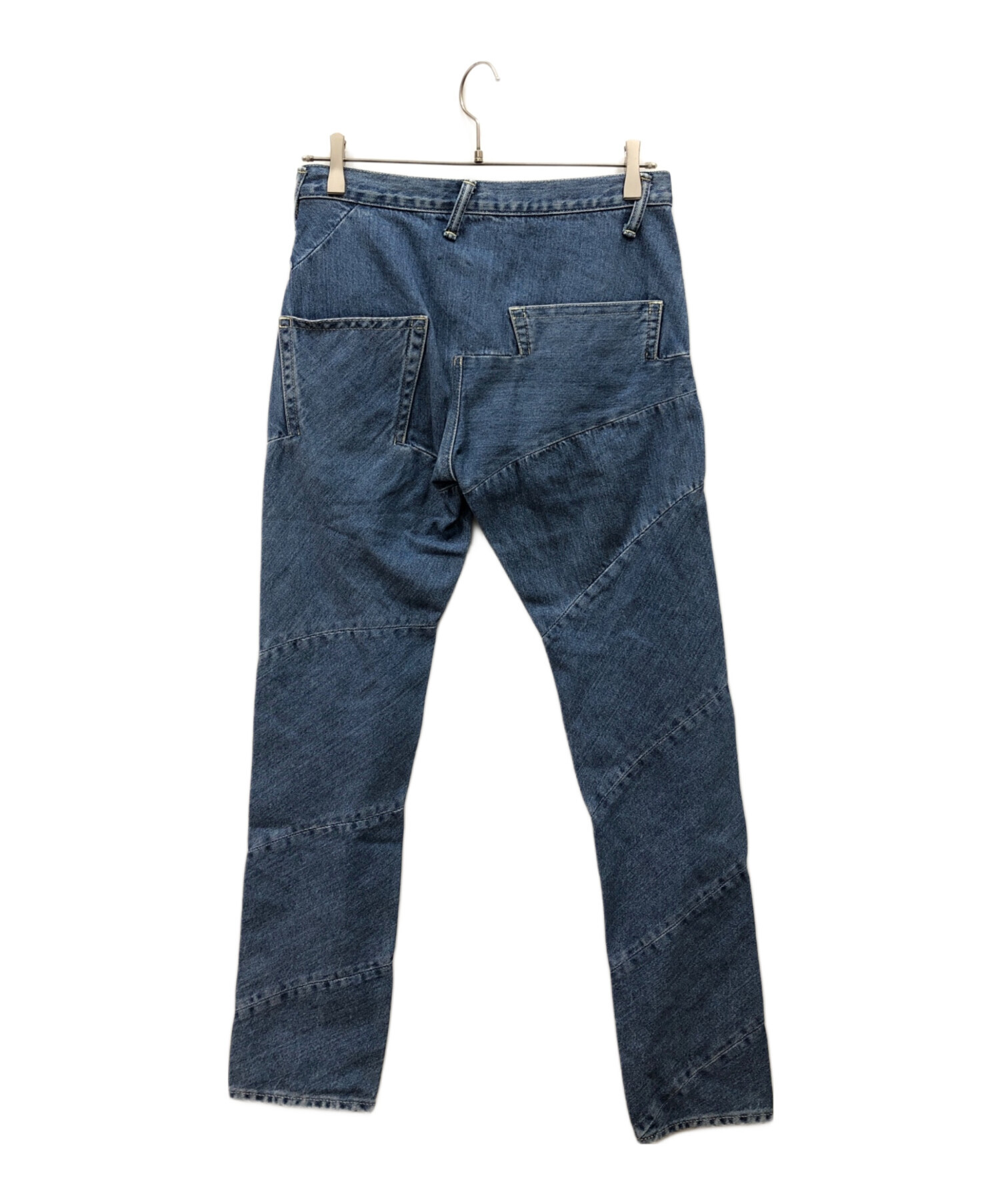 中古・古着通販】ANREALAGE (アンリアレイジ) デニムパンツ インディゴ