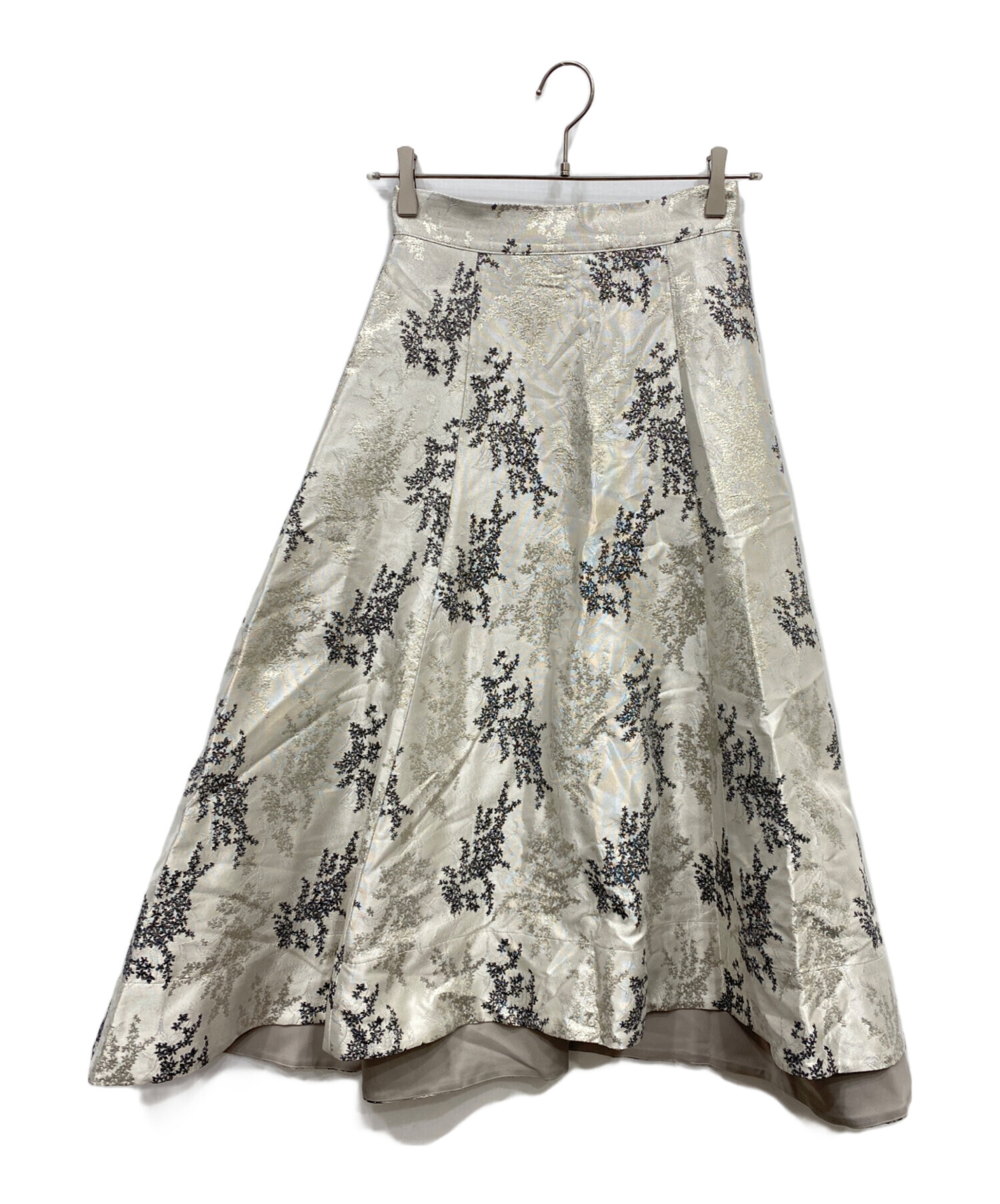 中古・古着通販】FRAY ID (フレイ アイディー) ラメジャガードフレア