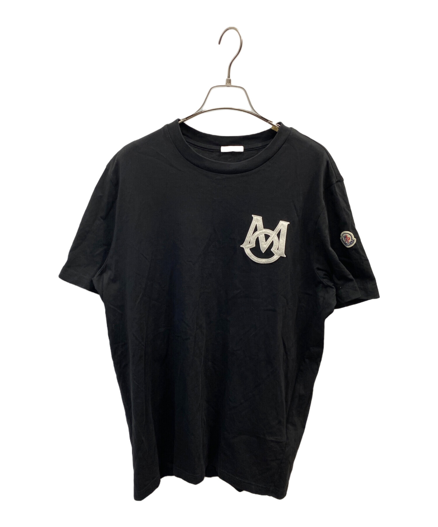 中古・古着通販】MONCLER (モンクレール) SS TSHIRT ブラック サイズ