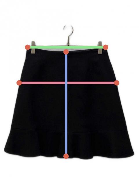 フレアミニスカート red valentino ヴァレンティノ 中古・古着通販】VALENTINO (ヴァレンティノ) 裾フレアミニスカート