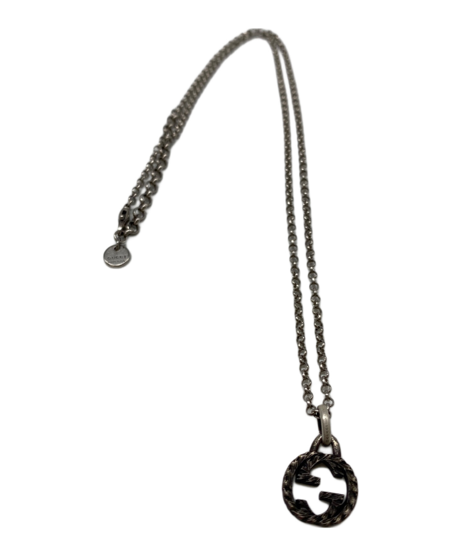 中古・古着通販】GUCCI (グッチ) インターロッキングペンダント 