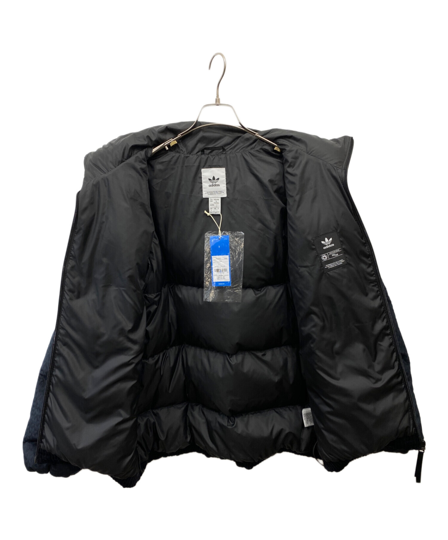 adidas ネイビー ダウンジャケット 中古・古着通販】adidas (アディダス) D REGEN MONOGRA ダウン