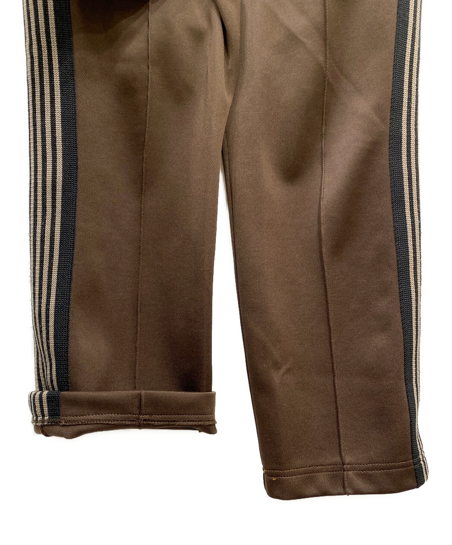 Needles ブラウン Sサイズ　ストレート Needles トラックパンツ ストレート S ブラウン ターコイズ｜Yahoo