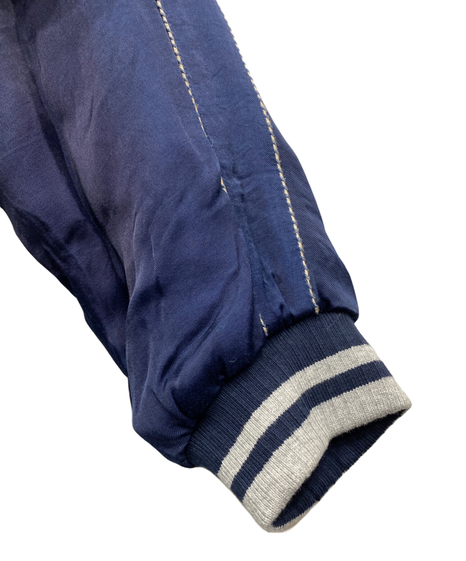 BLUE BLUE 藍染サテン インディゴスカジャン BLUE BLUE JAPAN | ブルー