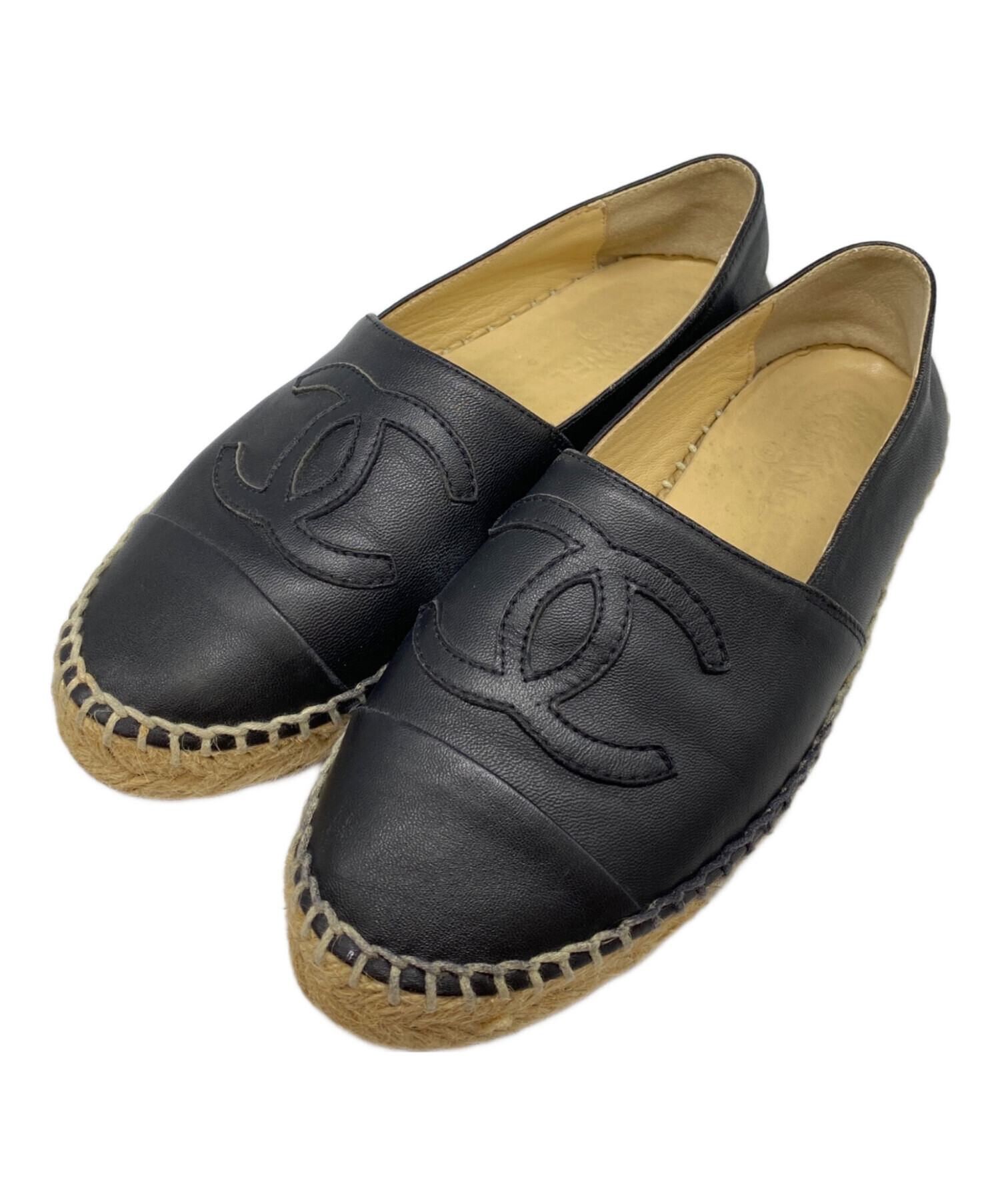 中古・古着通販】CHANEL (シャネル) エスパドリーユ スリッポン