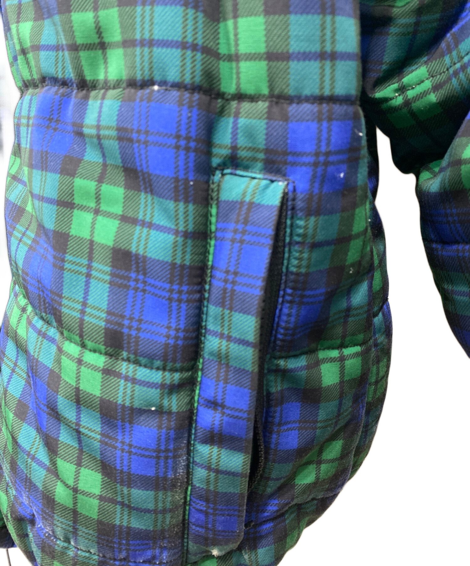 中古・古着通販】PLEASURES (プレジャーズ) Decades Plaid Puffer 
