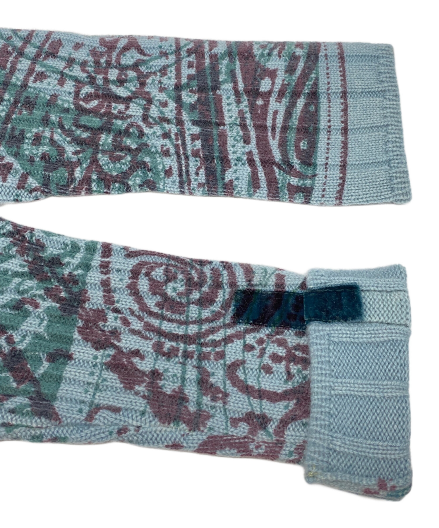 中古・古着通販】ETRO (エトロ) 総柄カシミヤタートルネックニット