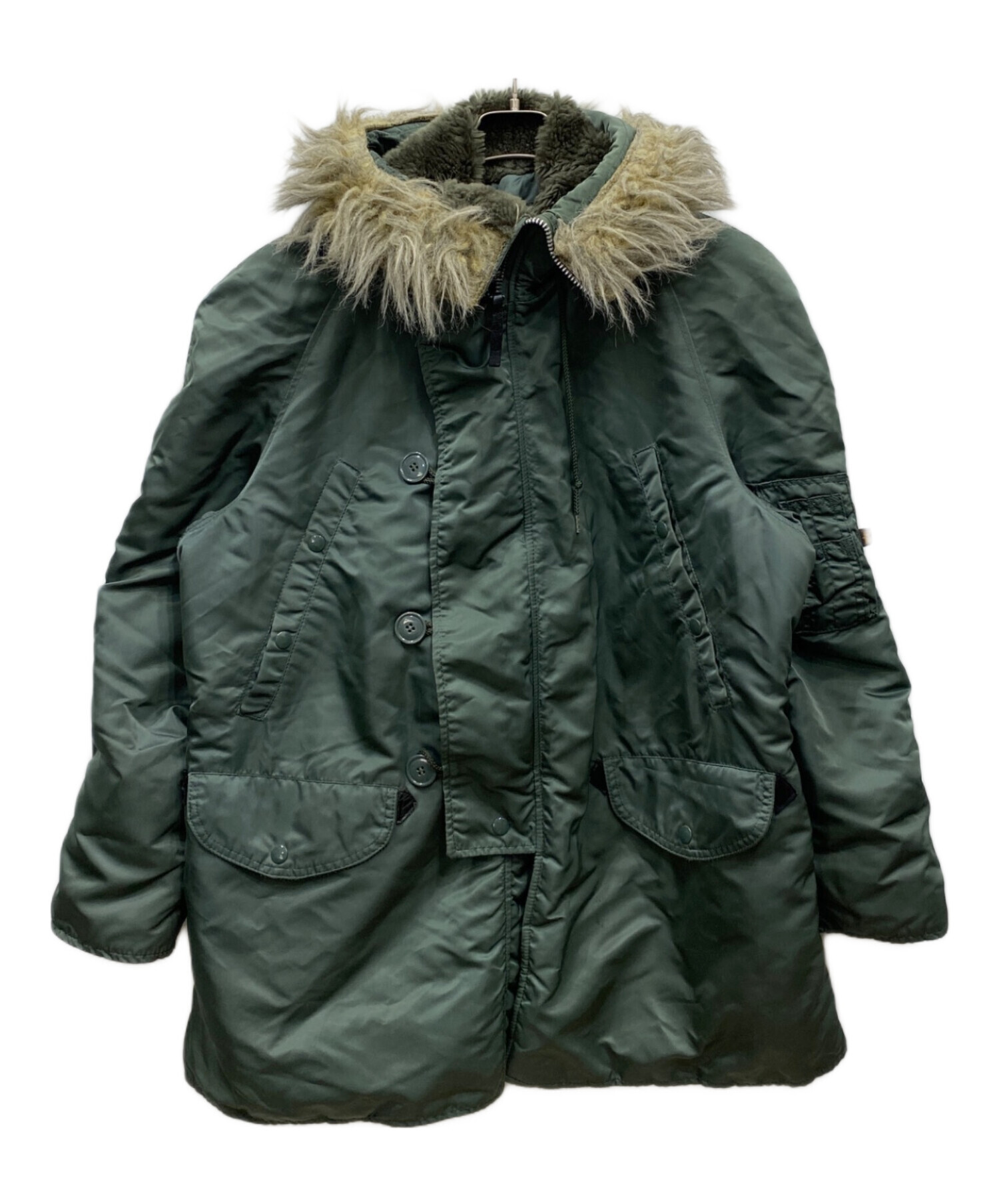 中古・古着通販】ALPHA (アルファ) N-2B フライト ジャケット グリーン 