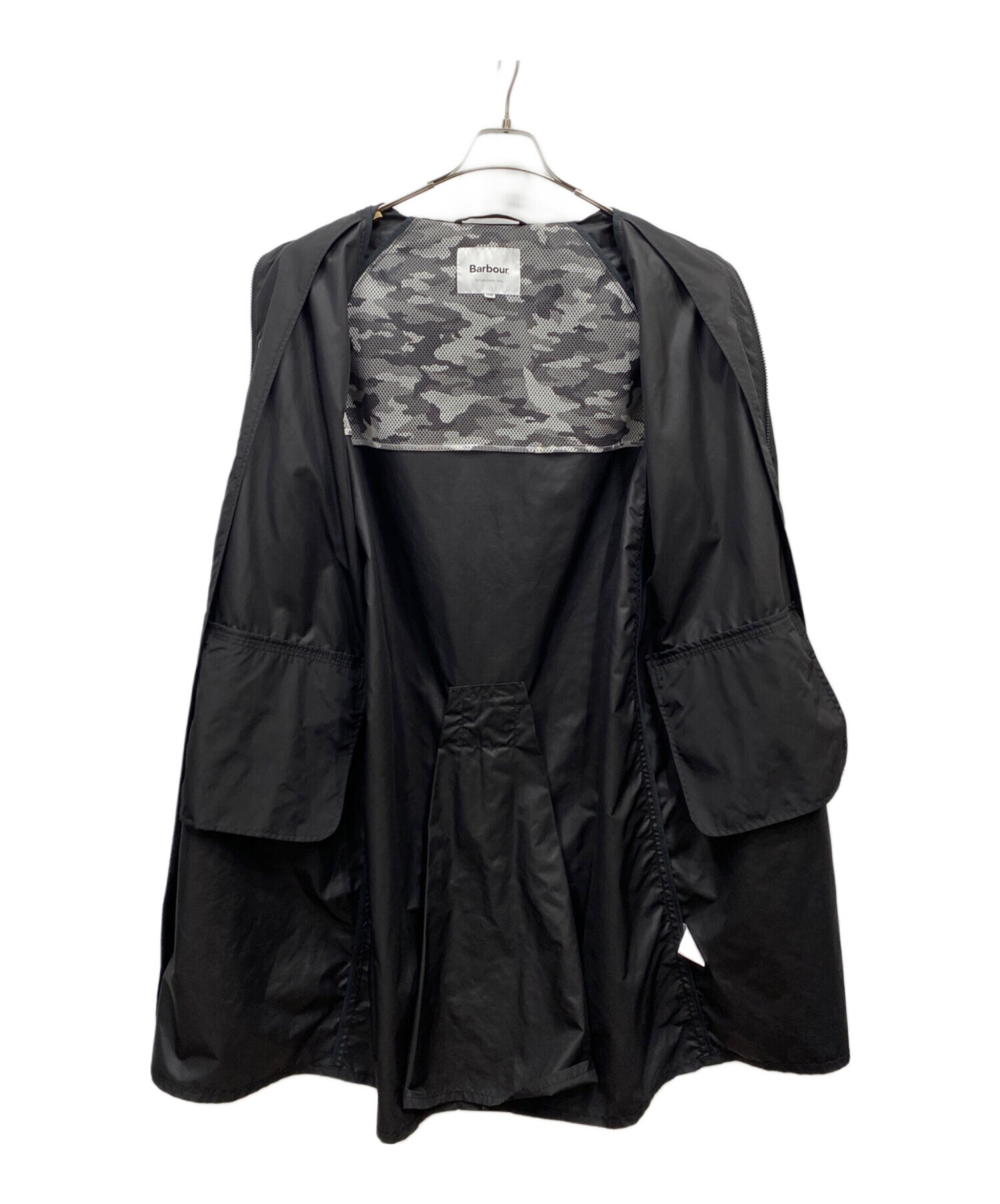 中古・古着通販】Barbour (バブアー) ナイロンコート ブラック サイズ