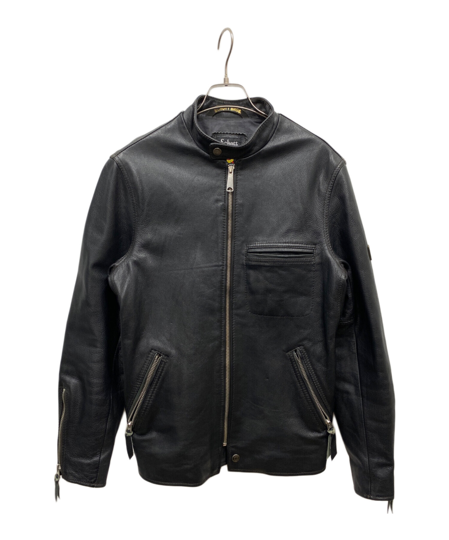 中古・古着通販】SCHOTT BROS. (ショット) シングルライダースレザー