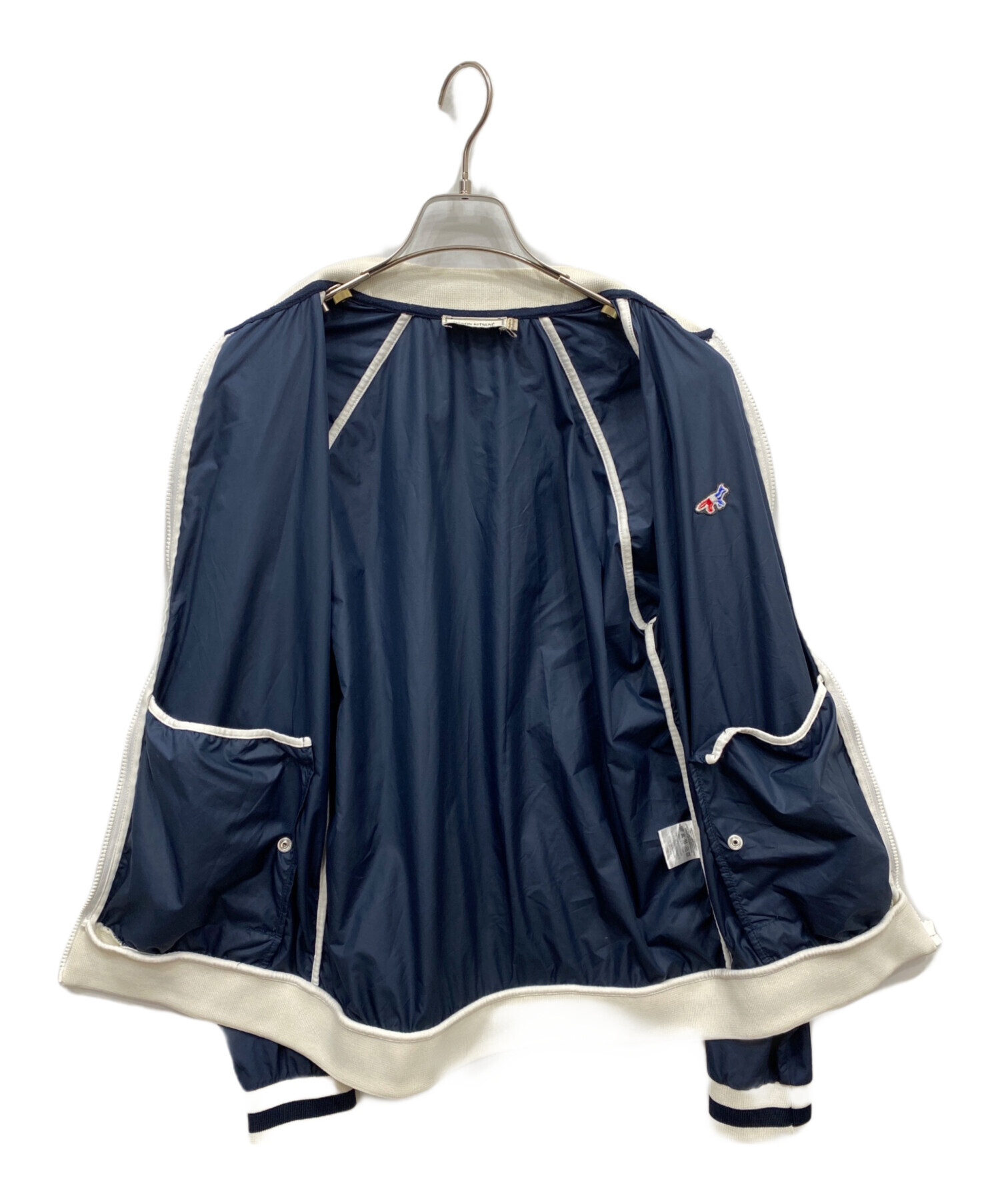 中古・古着通販】maison kitsune (メゾンキツネ) スタジャン ネイビー