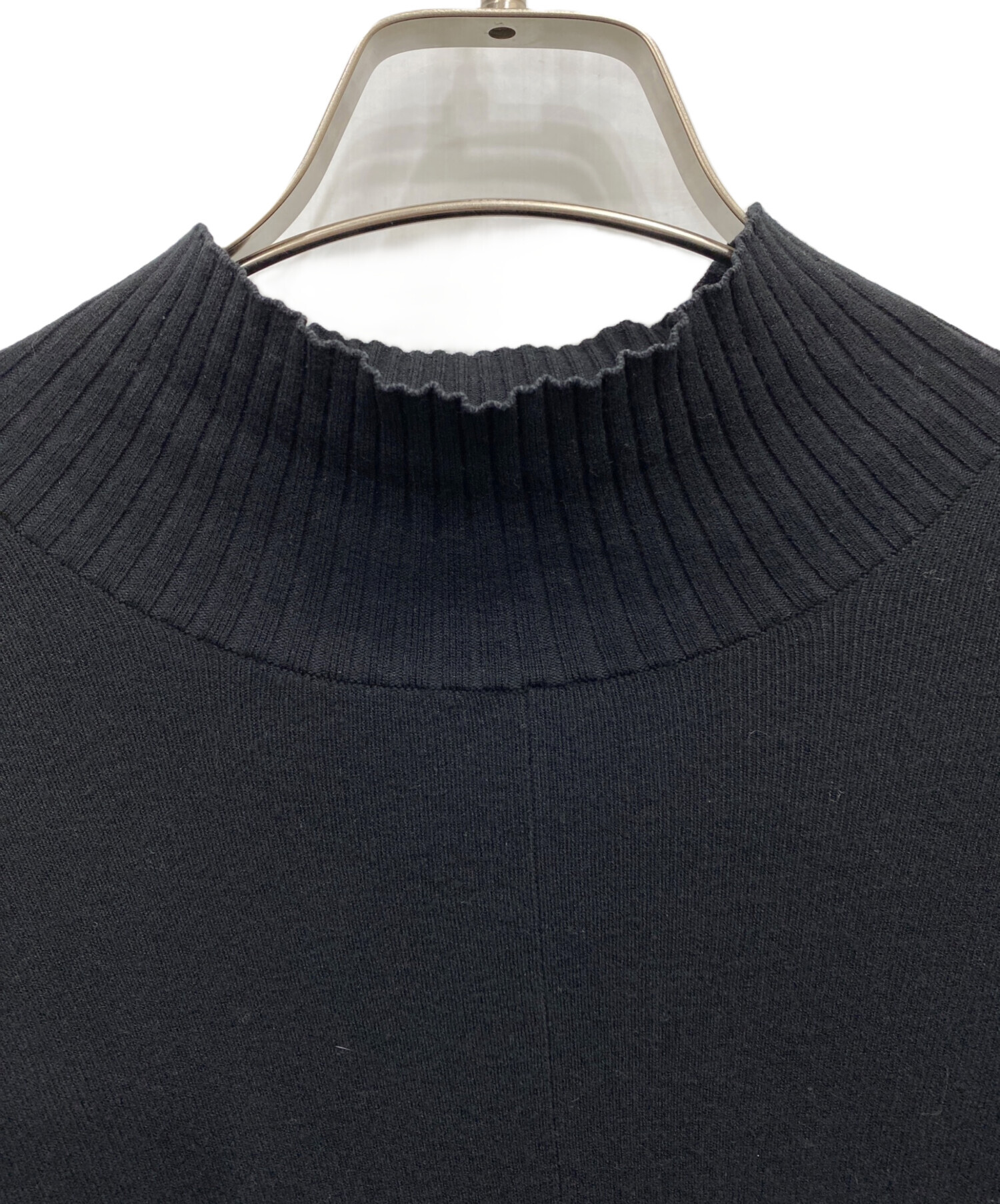 中古・古着通販】ADORE (アドーア) クリアストレッチニット ブラック