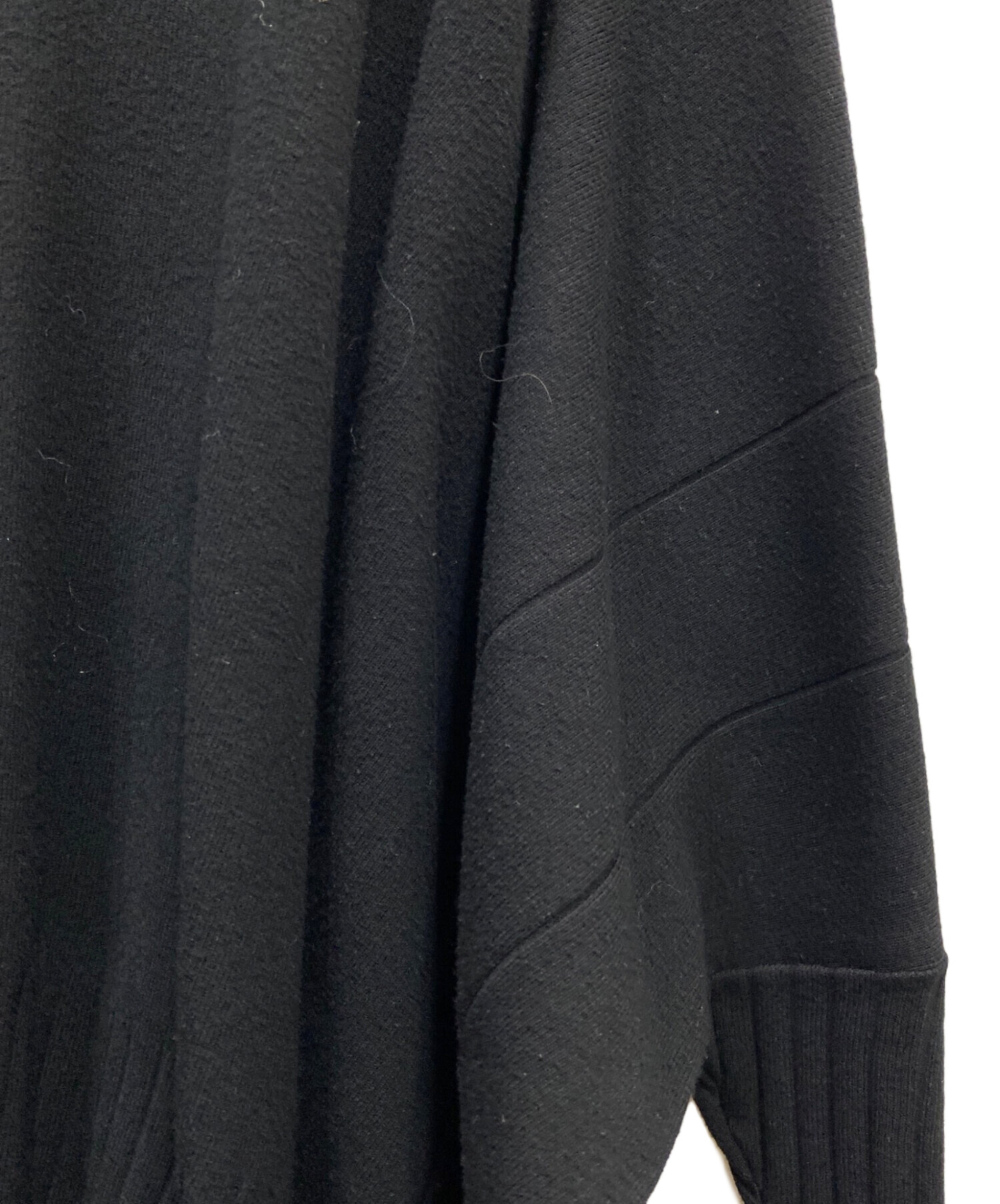 中古・古着通販】ADORE (アドーア) クリアストレッチニット ブラック