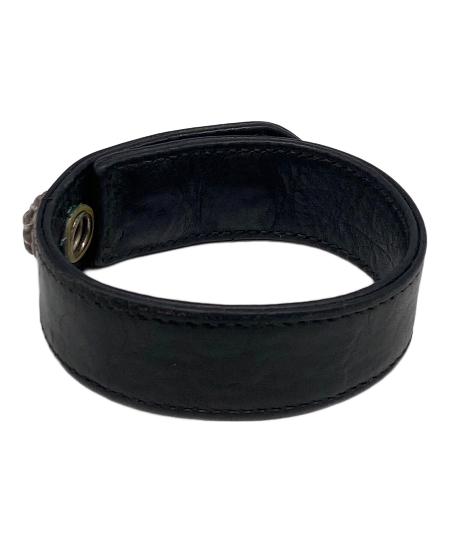 クロムハーツ クロスボール3ボタン SV925 スタッズブレスレット 中古・古着通販】CHROME HEARTS (クロムハーツ) クロスボール 3ボタン