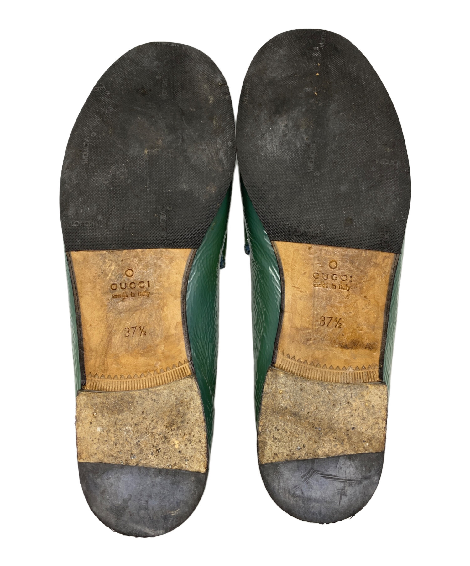 GUCCI ホースビットエナメルパンプス　35 1/2サイズ 中古・古着通販】GUCCI (グッチ) エナメルホースビットシューズ