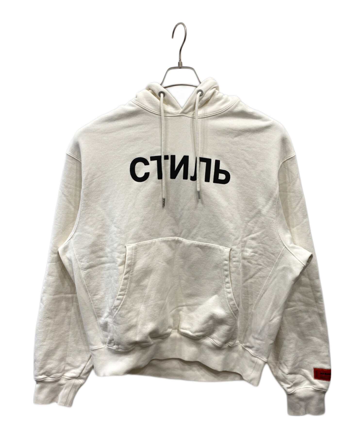 HERON PRESTON ヘロンプレストン フロントプリント パーカー 中古・古着通販】HERON PRESTON (ヘロンプレストン) プリントプル