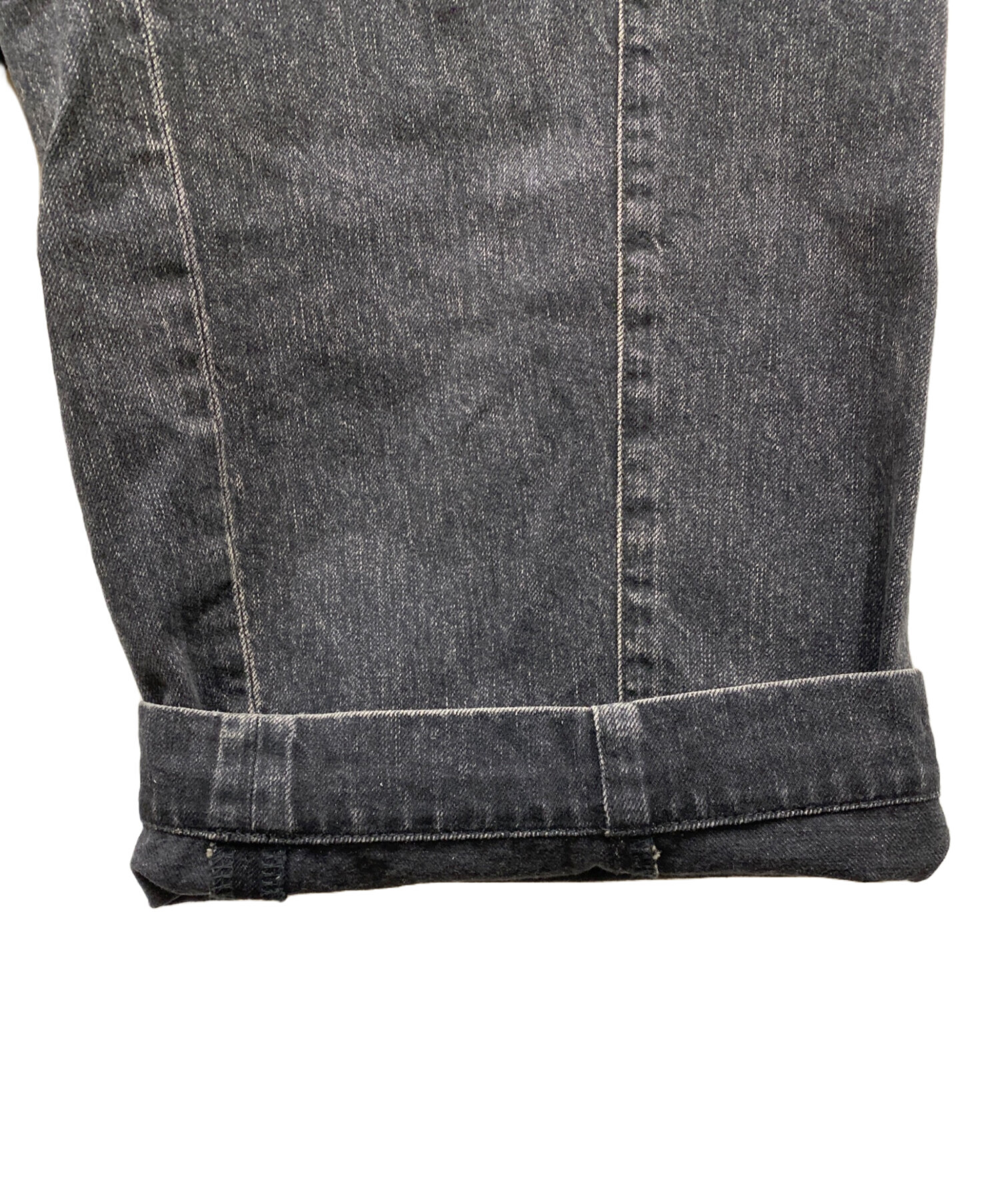 中古・古着通販】jieda (ジエダ) DRAPING DENIMPANTS ブラック サイズ 