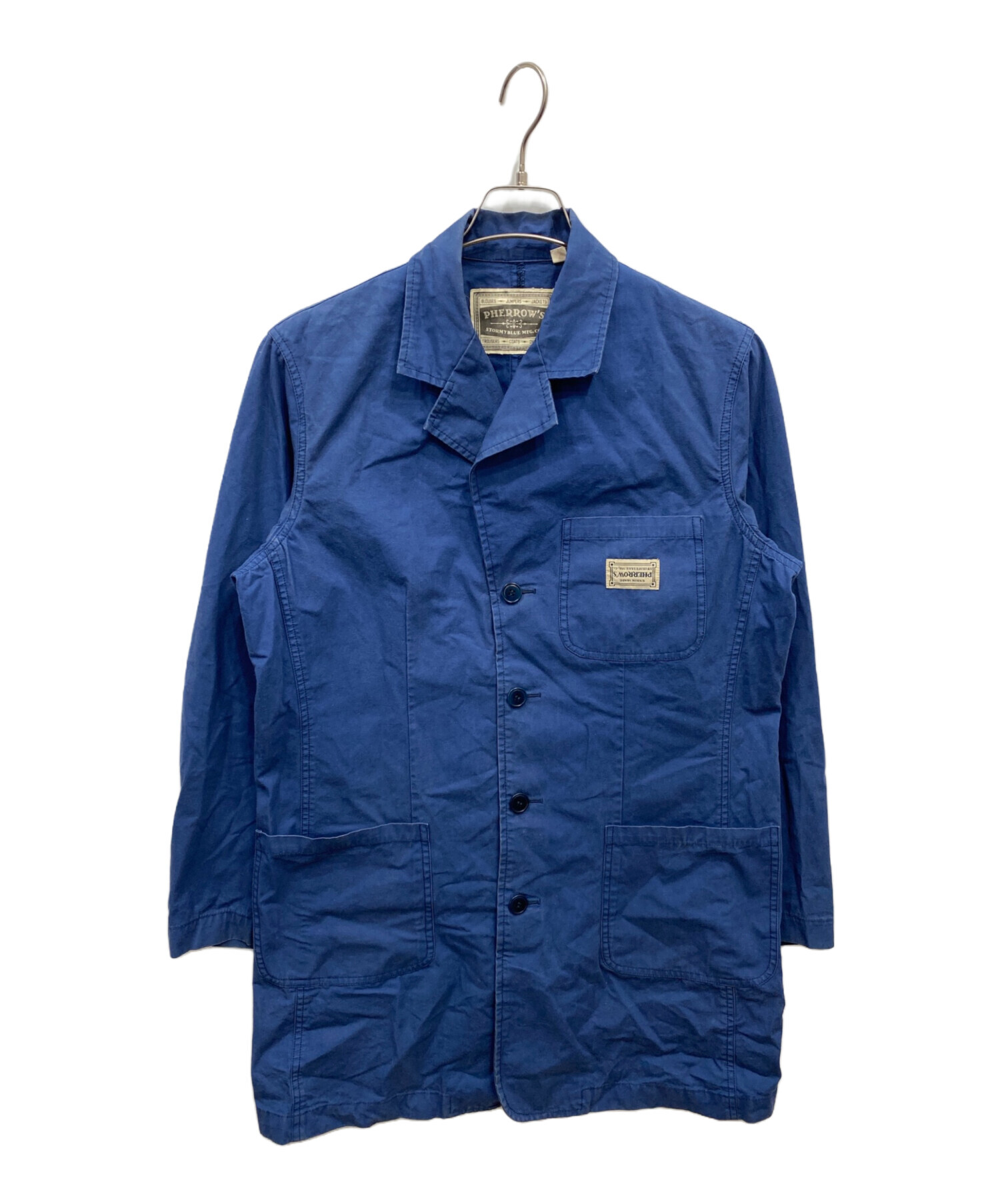 フェローズ　カバーオール SIZE 40 中古・古着通販】Pherrow's (フェローズ) カバーオール ブルー サイズ