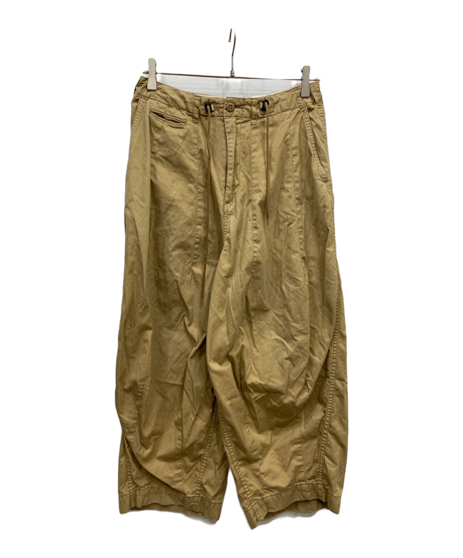 中古・古着通販】Needles (ニードルズ) ヒザデルパンツ ベージュ 中古・古着通販】Needles (ニードルズ) ヒザデルパンツ ベージュ