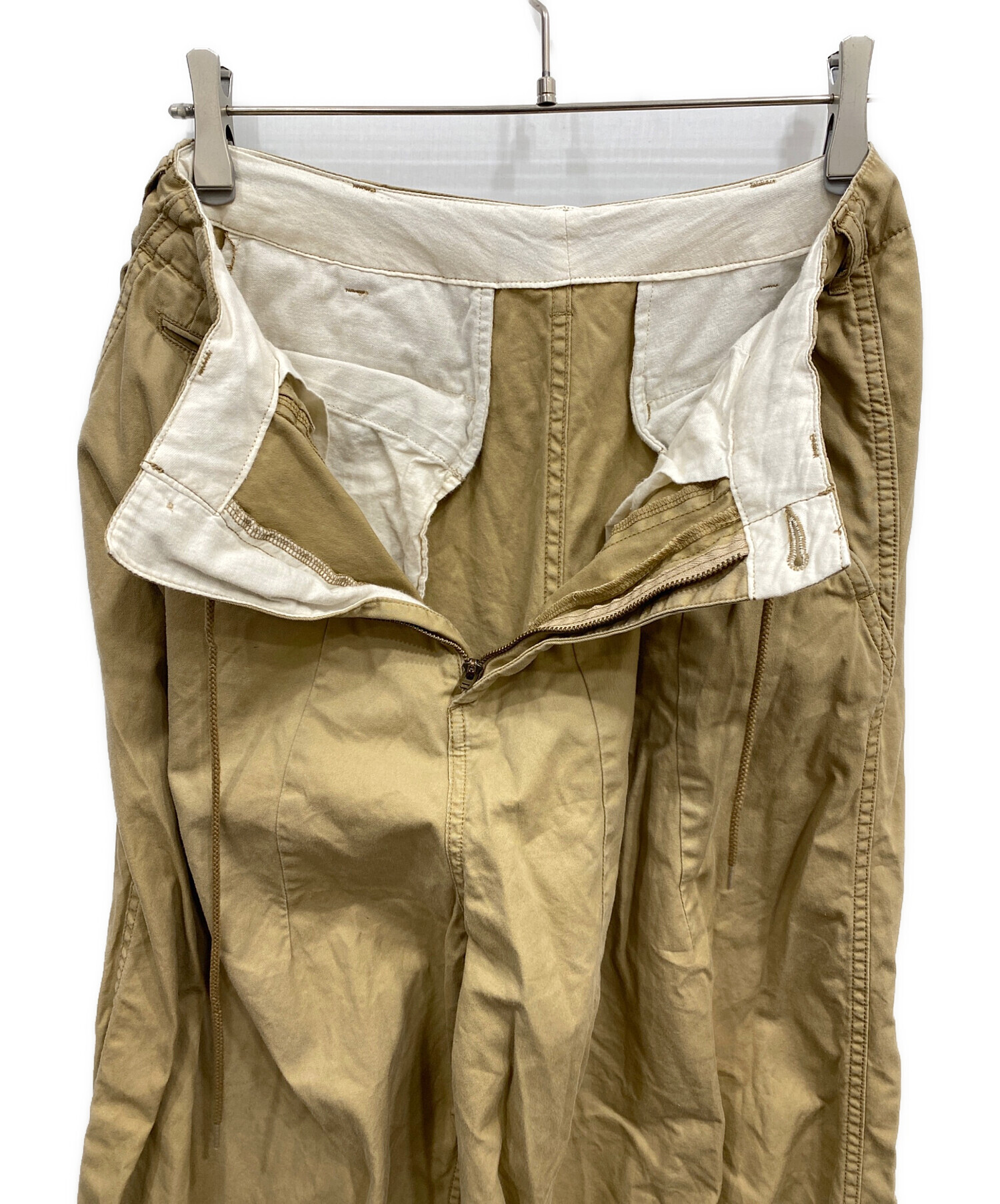 中古・古着通販】Needles (ニードルズ) ヒザデルパンツ ベージュ