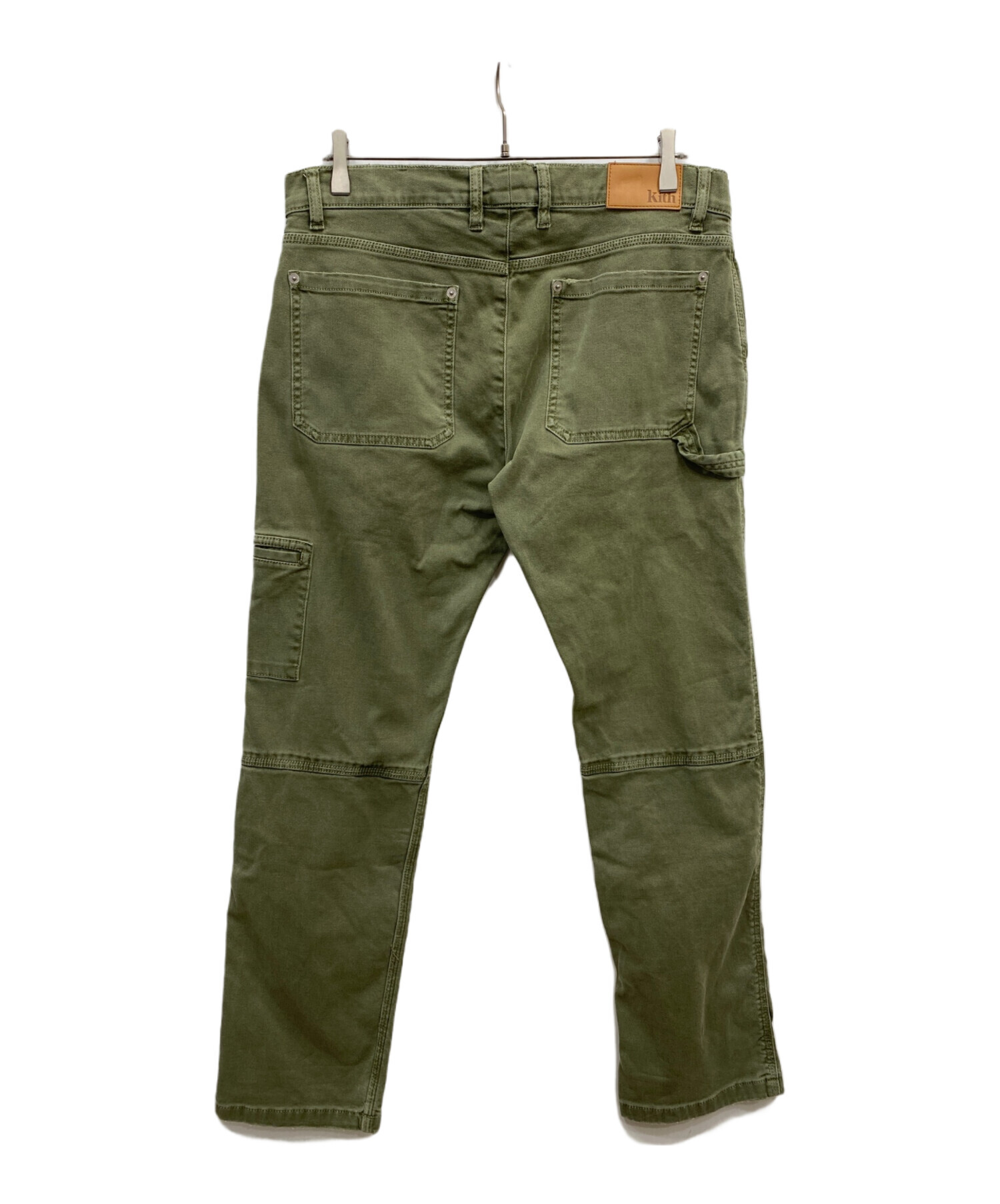 パンツ KITH 中古・古着通販】KITH (キス) ペインターパンツ カーキ サイズ:W33